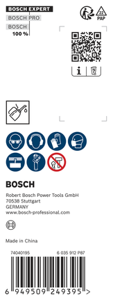 Kotak Bosch untuk Gergaji Lubang EXPERT PC Plus, penyimpanan kosong.