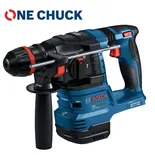 Bor putar tanpa kabel Bosch GBH 18V-22 X dengan ONECHUCK.