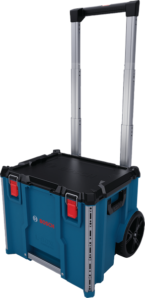 Kotak pembawa Bosch L-BOXX Contractor 476 dengan roda.