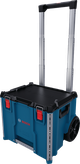 Kotak pembawa Bosch L-BOXX Contractor 476 dengan roda.