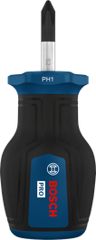 Obeng Pendek Bosch PRO PH1 x 25 mm.