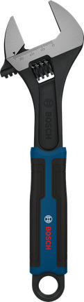Kunci pas Bosch yang dapat disesuaikan 250 mm dengan bukaan 0-36 mm.