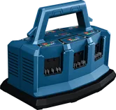 Pengisi daya baterai multi-slot Bosch GAL 18V6-80.