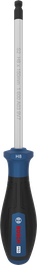 Obeng Bosch PRO H8 x 150 mm dengan pegangan ergonomis.