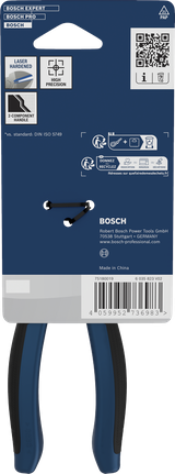 Tang Potong Sisi Diagonal Bosch 160 mm dengan gagang multi-komponen.