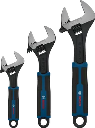 Set kunci pas yang dapat disetel Bosch 150, 200, 250 mm.