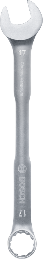 Kunci kombinasi Bosch 17 mm krom vanadium.