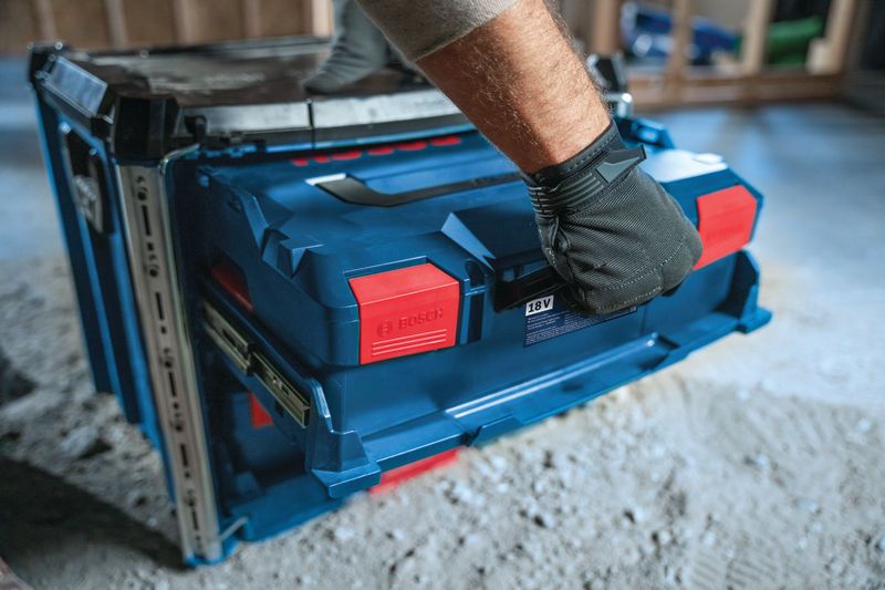 Sistem kotak penyimpanan Bosch L-BOXX Contractor Rack 2.