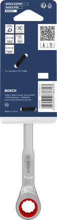 Kunci kombinasi ratchet Bosch 13 mm krom vanadium.