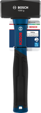 Bosch Club Hammer 1000 g dengan kepala baja karbon.