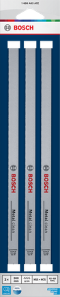 Paket mata gergaji besi Bosch 300 mm bi-metal 32 TPI.