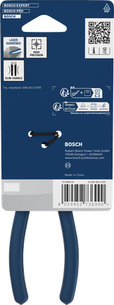 Tang potong diagonal Bosch 160 mm dengan gagang anti selip berlapis.