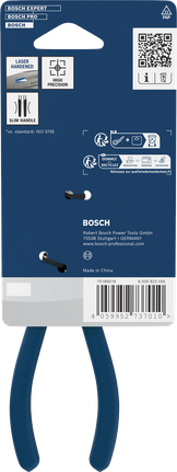 Tang hidung panjang Bosch 180 mm dengan gagang anti selip berlapis.