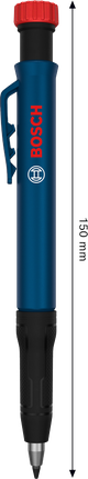 Pensil mekanik Bosch untuk lubang dalam, panjang 151 mm.