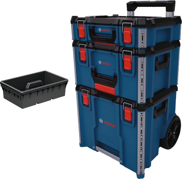 Bosch L-BOXX Contractor Set3, kotak penyimpanan perkakas portabel.