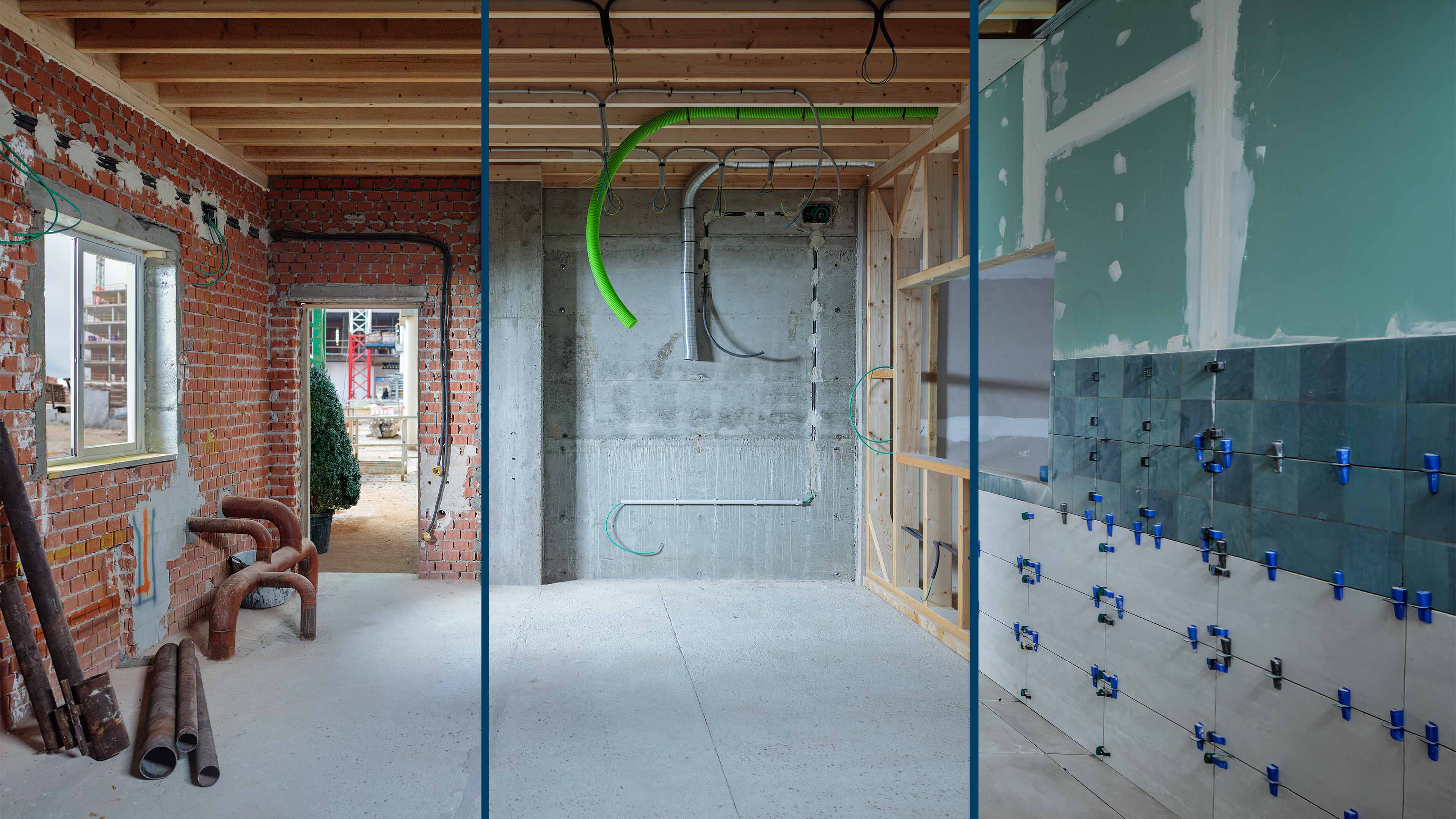 Memasang Pipa di dapur baru